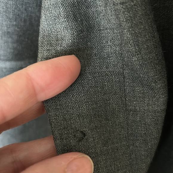 Ann Taylor Gray Blazer Jacket Size 0 - Picture 8 of 12